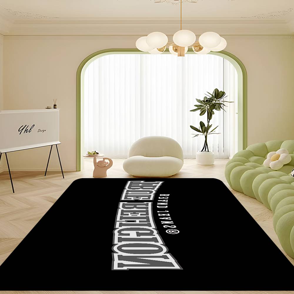 Denim T-True R-Religion Floor Mat Non-Slip Laundry Room Mat Laundry Decor Balcony Child Living Room Bedside Mats