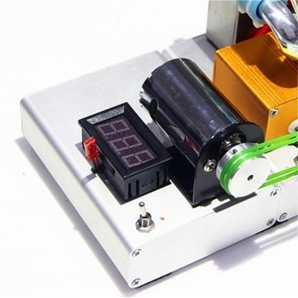 16 Grade Methanol Engine Low Voltage 12V Generator Pull Start Voltage Display Side Exhaust Metal Precision Engine Model