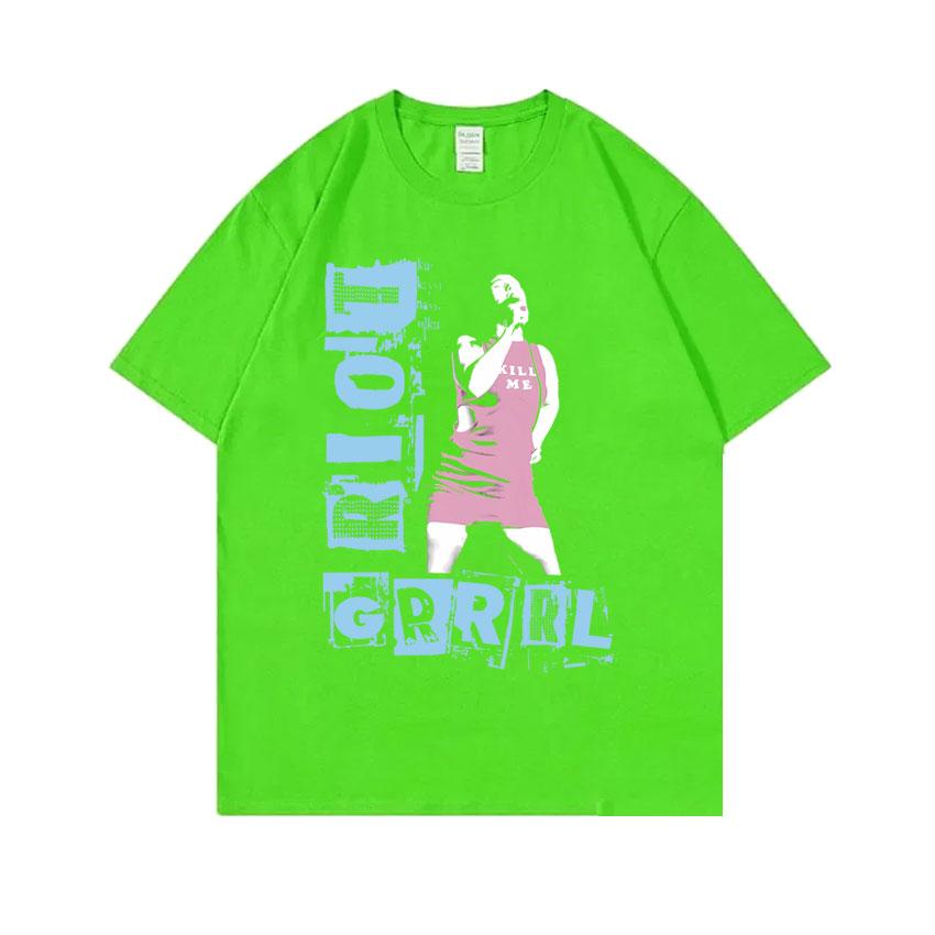 

Limited Bikini Kill Riot Grrrl Graphic Print Tshirt Classic Kathleen Hanna T Shirt Unisex Women Vintage Punk Rock Oversized Tshirt 4XL
