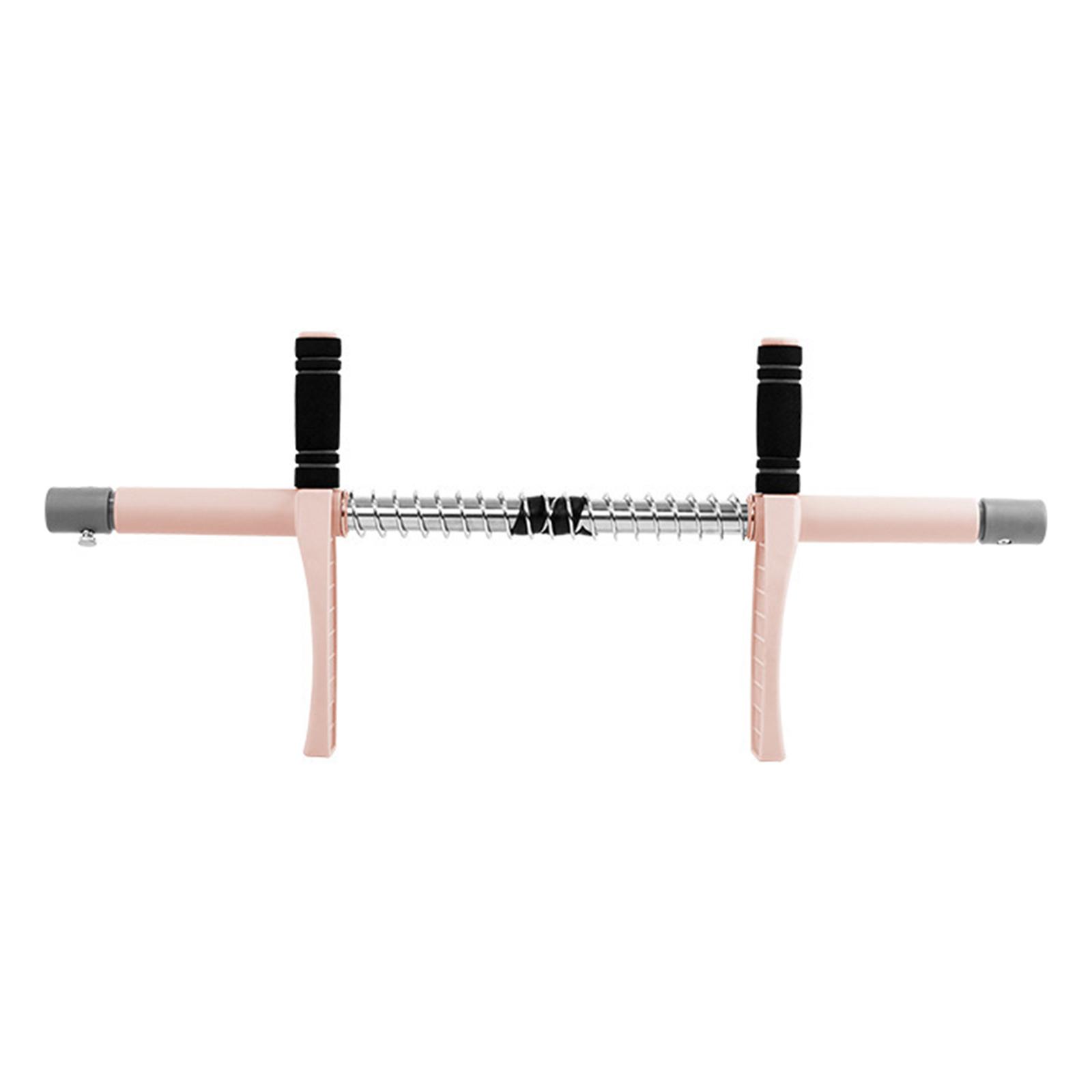

2-in-1 Fun Pelvic Floor Trainer Safe Home Fitness Workout Thigh Training Bar for Leg/Arm/ Hip Shaping Women Men розовый