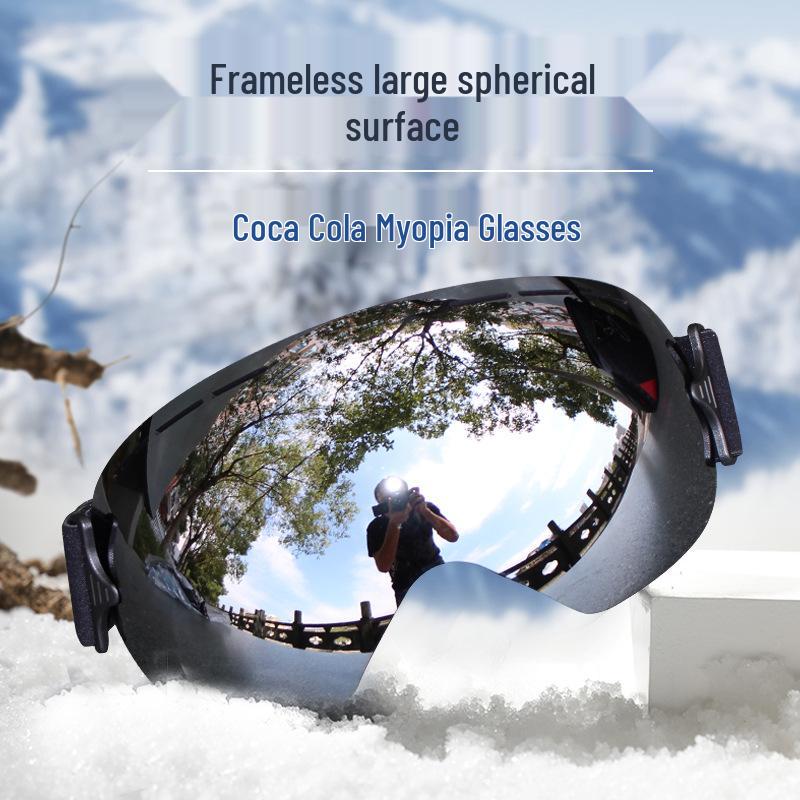 Ultra-Light Anti-Fog Frameless Myopia Ski Goggles for Men & Women