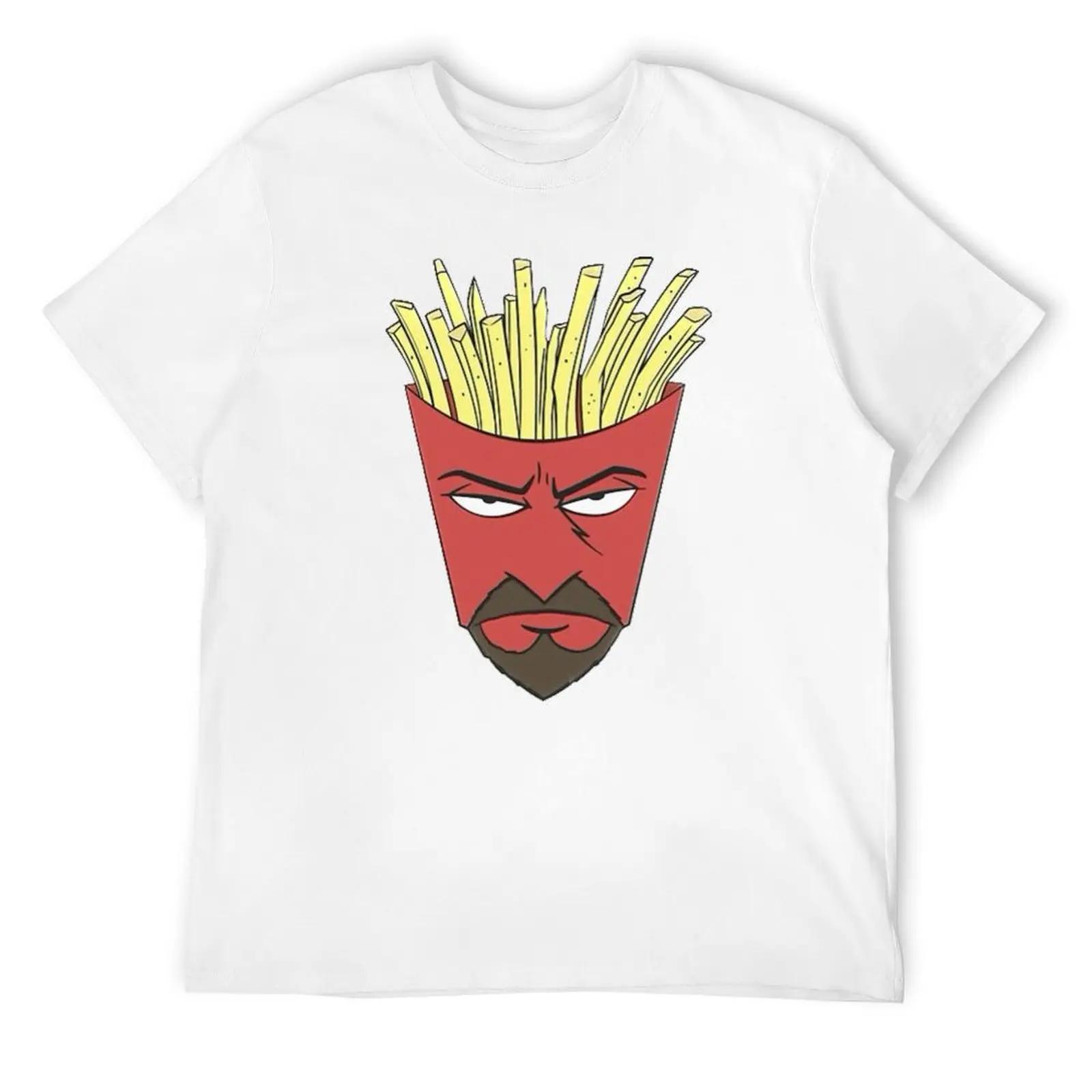 

Футболка Aqua Teen Hunger Force Float Frylock, блузка, корейская модная мужская рубашка для тренировок XL белый
