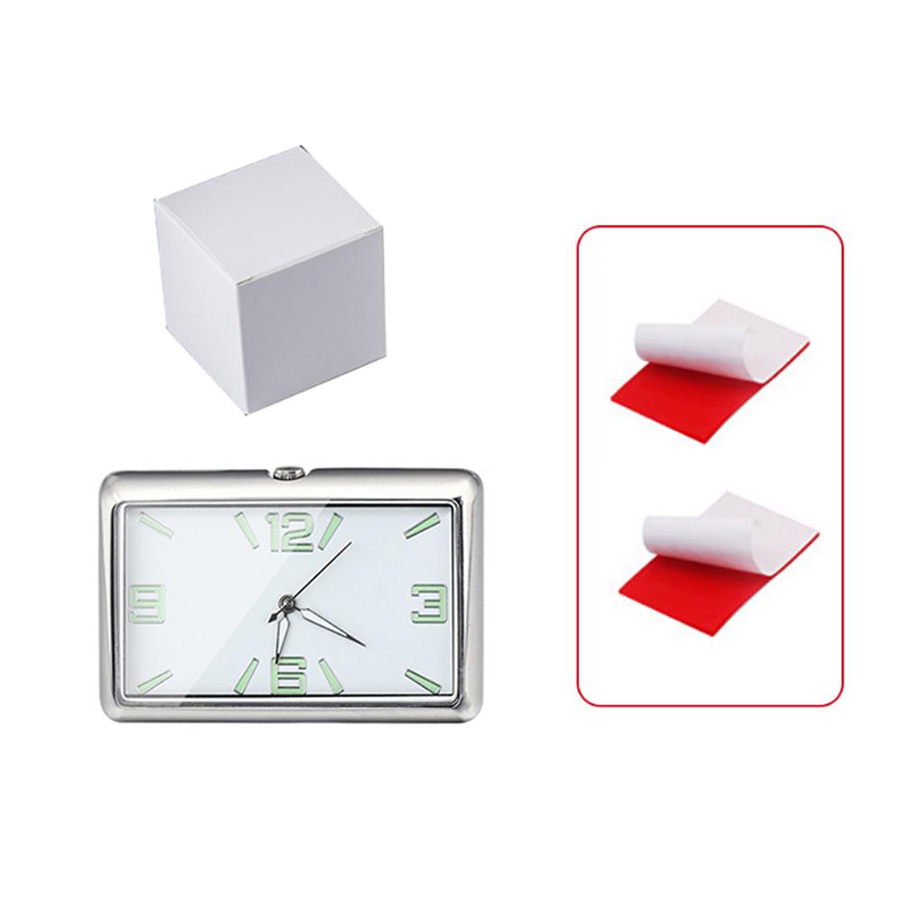 Premium 48mm Luminous Car Clock - Dual-Mount Digital Display with Night Glow for Dashboard & Air Vent