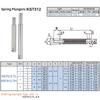 Light/Heavy Load Spring Plungers Pin 304 Stainless Steel Body Dia 2mm 3mm 4mm 5mm Micro Spring Plungers Flat Set Screw
