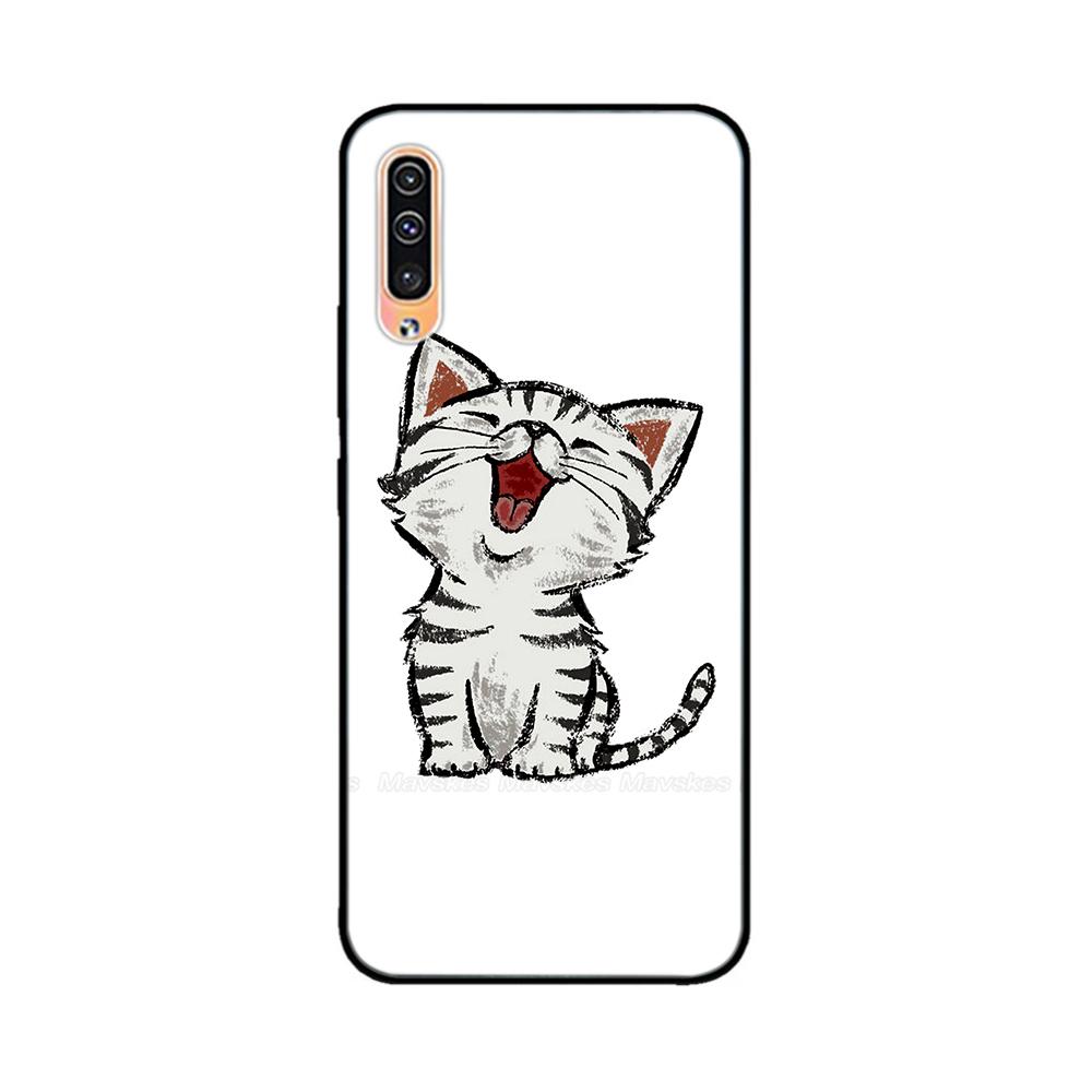 For Samsung Galaxy A50 Case TPU Soft Silicone Back Cover Cartoon Phone Case For Samsung A50S A30S A50 A30 S Bumper Fundas Shells