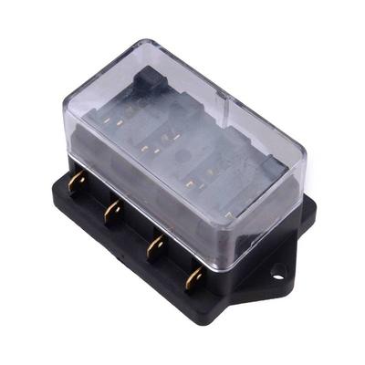 4-Way Car Truck Boat Fuse Box Holder Fit for ATO ATC 12V 24V