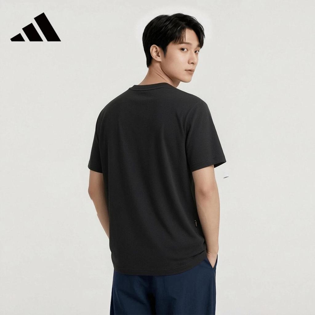 adidas Sportbekleidung mit kurzen Ärmeln für Damen und Herren, Lässiges vielseitiges Outdoor Fitness Top