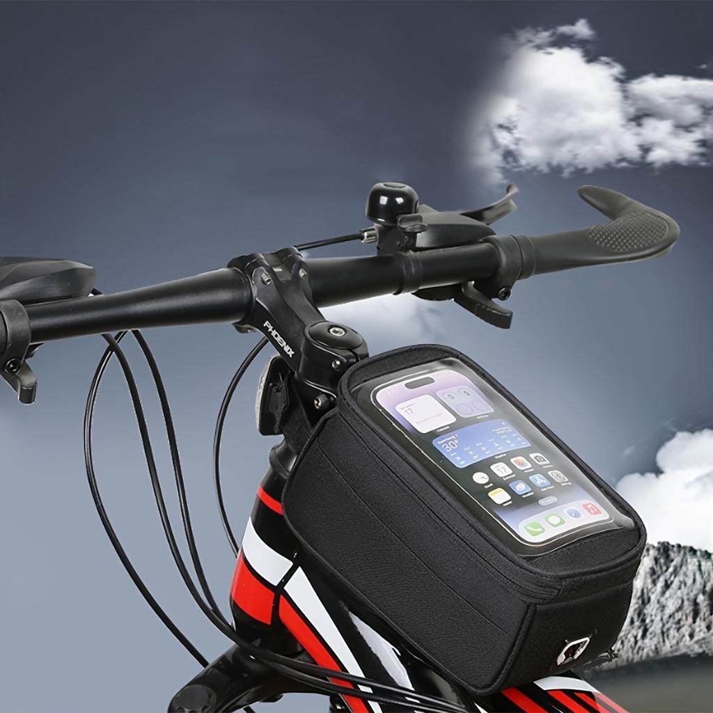 Mountain Bike, Bicycle Touchscreen Phone Bag, Bicycle Phone Bag, Front Beam Bag, Saddle Bag, Cycling Equipment, Bicycle Bag