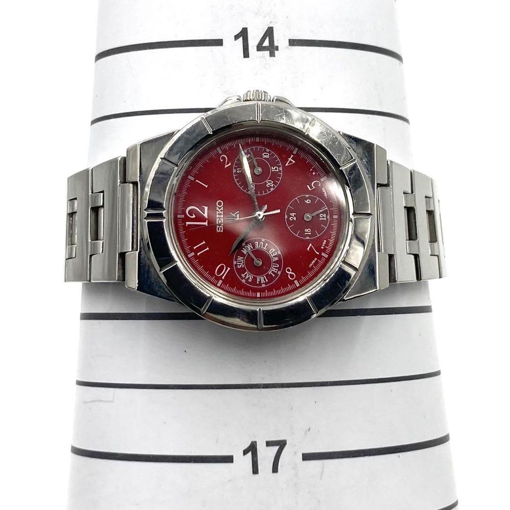 [USED] Working Seiko Rukia QZ Chronograph Watch 5Y89-0B30