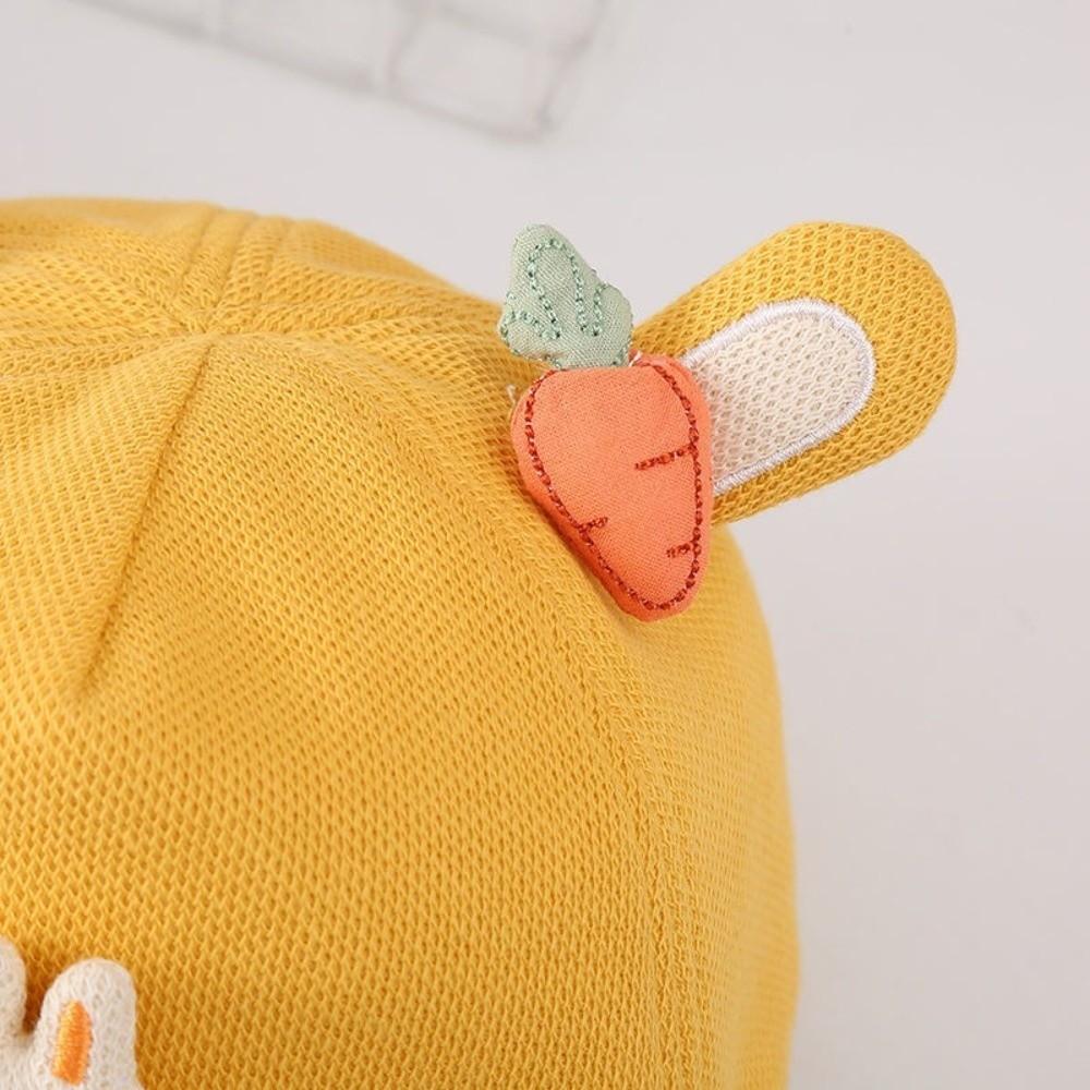 Cartoon Rabbit Ears Cartoon Peaked Hat Soft Brim Sunshade Visors Baby Baseball Cap Boys Girls Kids