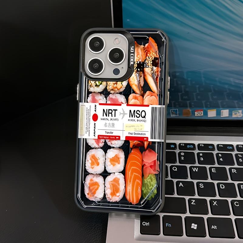 Fashionable Sushi Lunch Box Design Phone Case Suitable for iPhone 17 16 15 14 13 12 11 Pro/Max/Plus Anti Drop and Shockproof