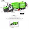 1:40 City Garbage Truck Model Simulation Diecast Water Tanker Sanitation Vehicle Sound and Light Toys for Children Gift