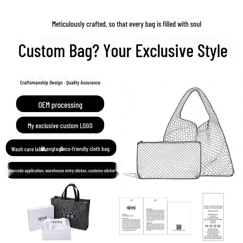 2025 Korean Style Versatile Hand-Woven Shoulder Bag