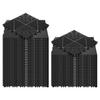 Interlocking Drainage Mats, 310 X 310 Mm, Modular Garage Flooring Tiles, Non-Slip PP Drainage Floor Tiles, Self-Draining, Easy Installation, for