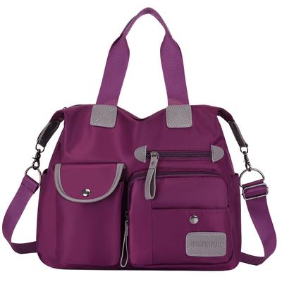 New Large Capacity Portable Shoulder Bag, Fashionable Oxford Cloth Nylon Casual Women's Bag