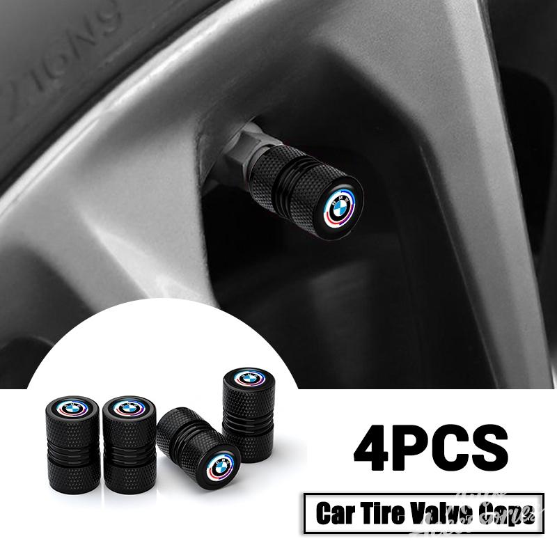 Alloy Car Wheel Tire Valve Stems Caps Dust Cover Protect Accessories For BMW 50th Anniversary 3 5 7 Series E83 F16 E70 Sticker