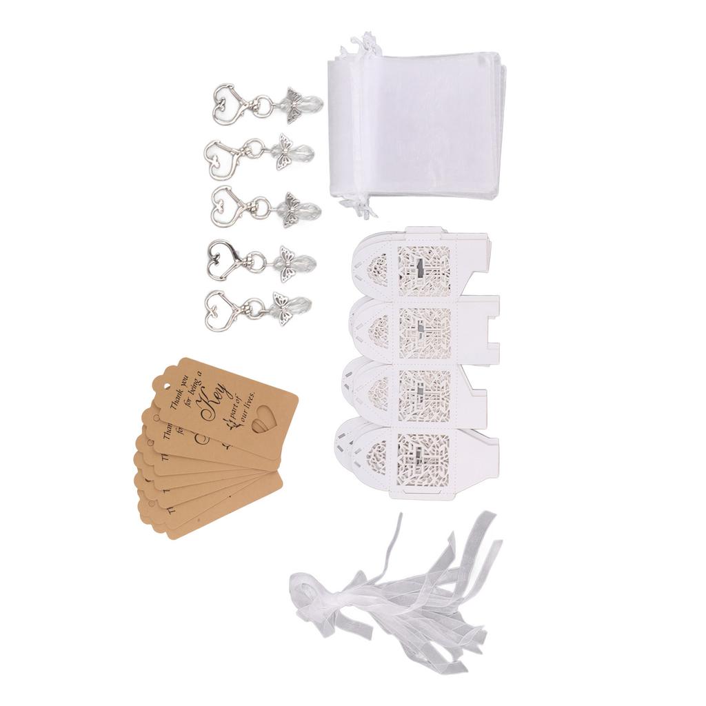 24 ks Andělských přívěsků na klíče jako pozornost pro hosty Roztomilý andělský dárek pro hosty Miminko Dárky na svatební hostinu