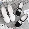 New low-top canvas shoes female student flat casual shoes sports casual board shoes lazy little white shoes