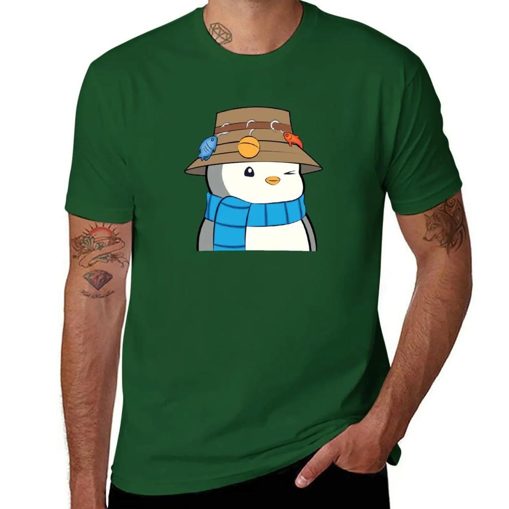 cartoon Pudgy Penguin #4750 nft Lovely animal T-Shirt tees korean fashion cute tops men clothings