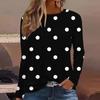 2026 Autumn and Winter New Fashion Women's Round Neck Long Sleeve Printed Elegant Casual Loose T-shirt