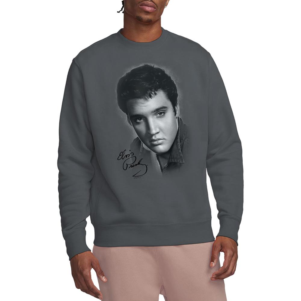 Elvis Unisex Adult Portrait Sweatshirt