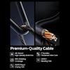 MOVE SPEED MSC01 1.2m Data Cable Full Function 40Gbps High Speed Transfer 240W Fast Charging Cord