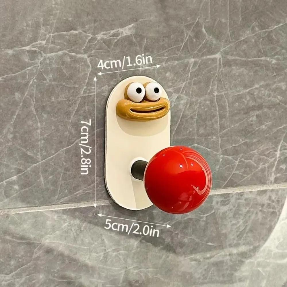 

Punch-Free Dopamine Adhesive Hooks Wall Mount Home Storage Accessories Bathroom Adhesive Wall Hook Heavy Duty Hanger Hooks