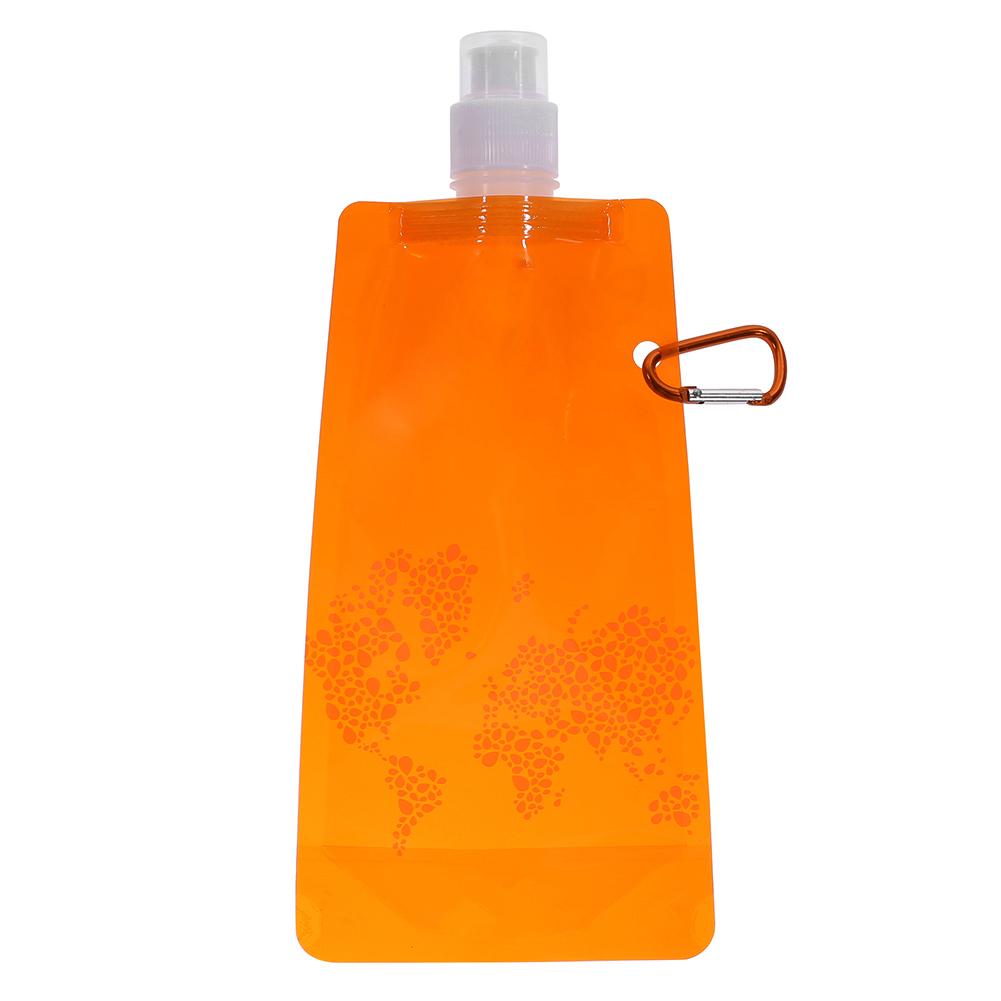 Collapsible Water Bottles with Clip Drinking Water Bags Leak Proof Travel Water Bottle for Outdoor Travel Sports Hiking Camping