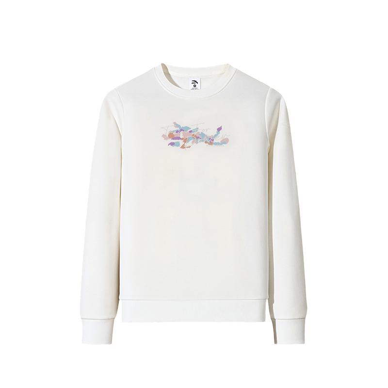 

Anta Training Series Simple Casual Round Neck Pullover Versatile Letter Fashion Sweatshirt Women sweatshirt 162547718N-1 S