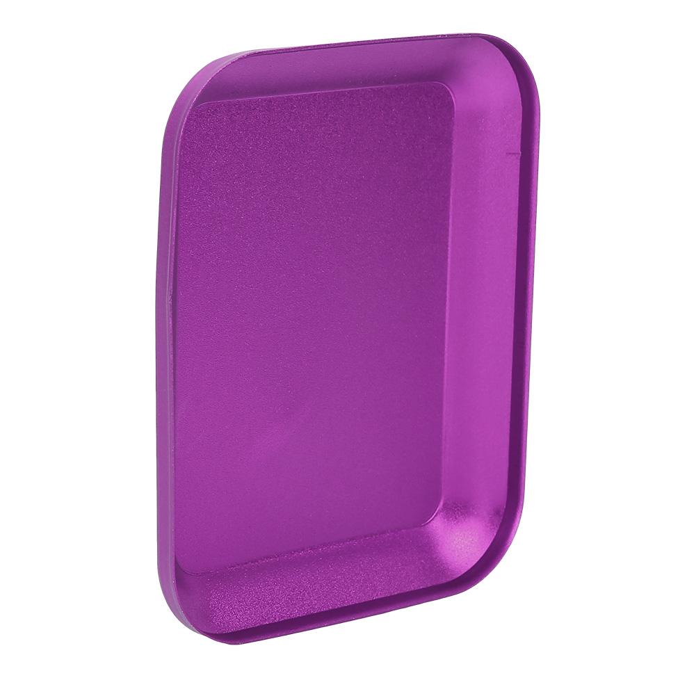 Magnetic Small Parts Tray Plate Screw Storage Nuts Screw Bolts (Purple)