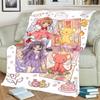 Cardcaptor SakuraPrint Flannel Blanket Warm for Bedrooms, Beds, Sofas, Chairs, Travel, Picnics Comfortable-kwq105