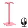 Headphone Easy Aluminum Headphone TPU Stand, Assembly, Desktop, Pink, Non-Slip, Simple, Alloy, Rack, Hanger, Stylish, 2310.510.5cm,