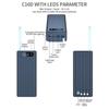 C16D 5V USB כפול USB 16*18650 מארז Power Bank C16D עם 4 חוטים LEDs תאורת עשה זאת בעצמך קופסה ניתנת להסרה QC3.0 טעינת סוללה קופסאות אחסון