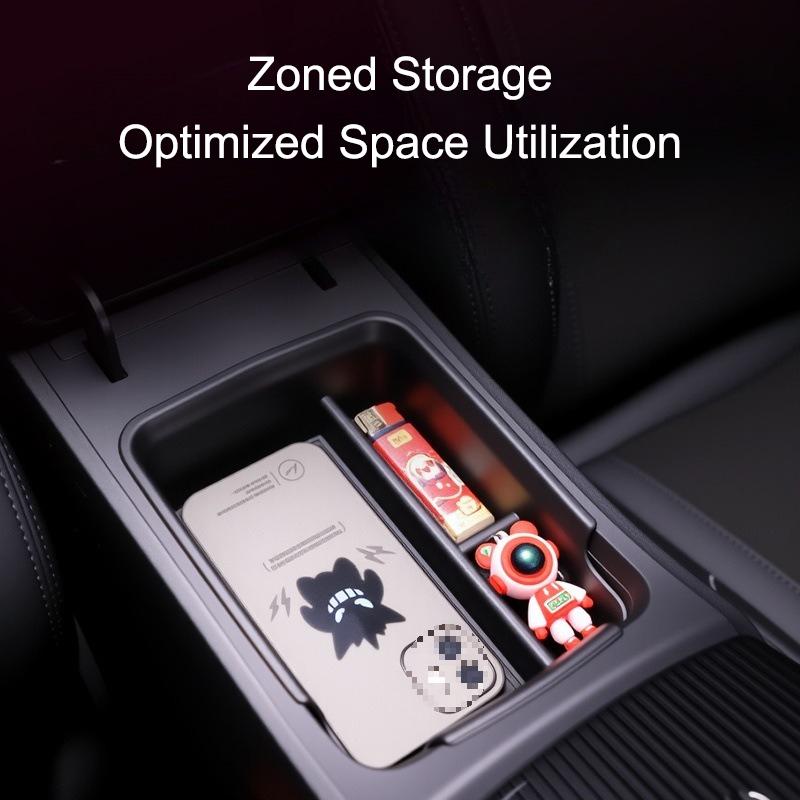 For Chery Tiggo 4/4 Pro 5X Cross DR 5.0 Sportequipe 5 2025 Armrest Box Storage Box Center Console Behind Screen Organizer