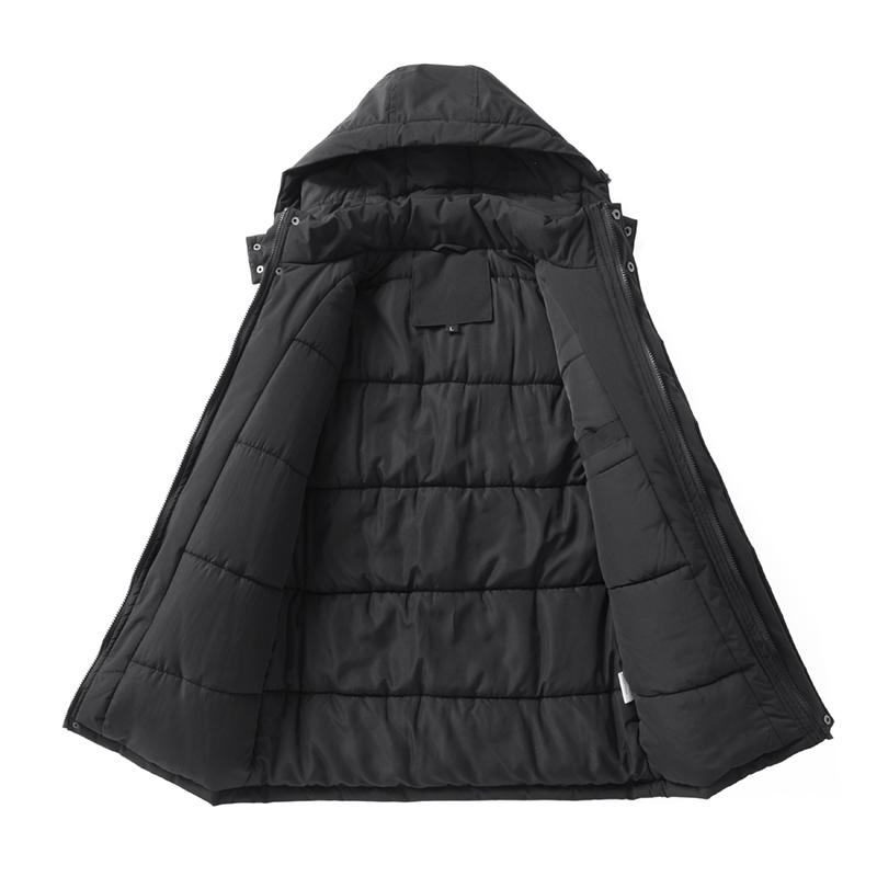 Winter High Quality Thickened Cotton Warm Hooded Cotton Jacket For Men Loose Sports Windproof Oversized Jacket