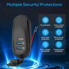 3-Ports 12V-24V Car Charger USB Outlet Type-C PD3.0 Dual QC3.0 Panel Wall Surface Mount Fast Charger Adapter for RV Marine Bus