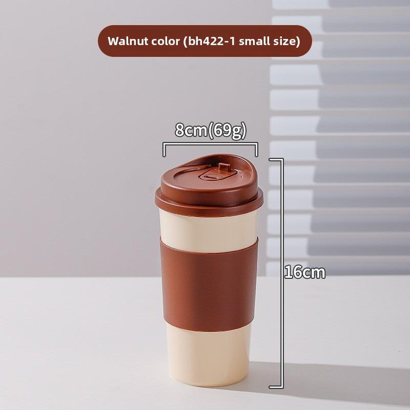 Convenient Portable Heat-insulating Drinking Cup with Lid