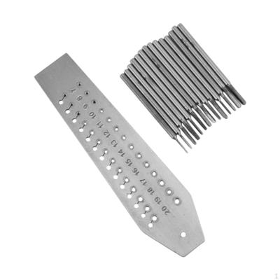 Juego de Machos y Terrajas Mantenimiento de Relojes Reparación Gadgets Resistente al Desgaste Fácil de Transportar Fabricación de Joyería