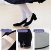 Professional Women's Black Character Dance Shoes with Heel