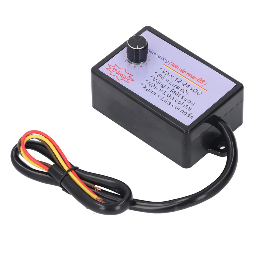 12 Tone Horn Controller Enhance Sound Quality Universal Fit Car Horn Controller for 12V To 24V