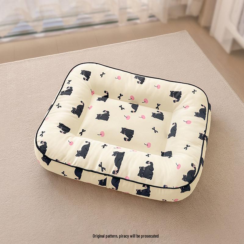 All-Season Washable Pet Sleeping Mat for Rabbits, Cats, and Dogs