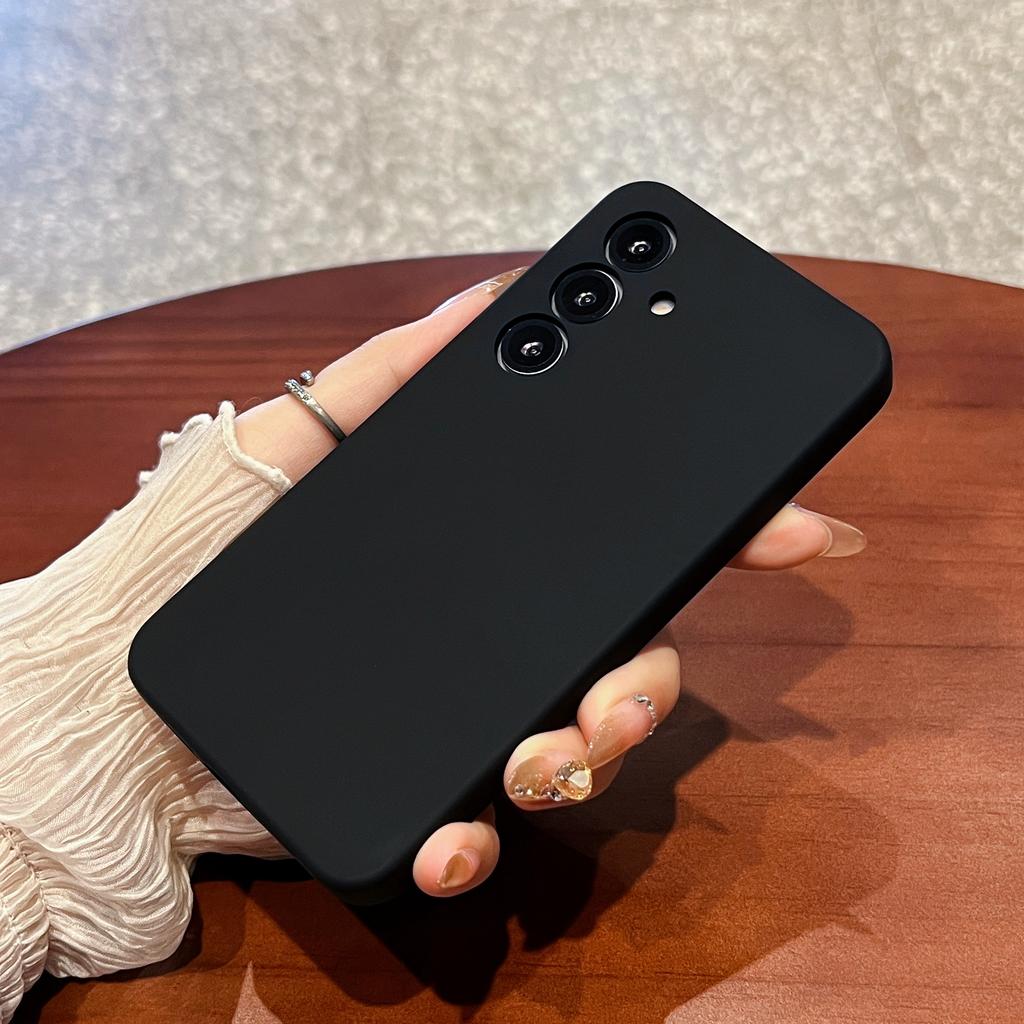 For Samsung Galaxy S25+ Case Precise Cutouts Liquid Silicone+PC Shockproof Phone Cover