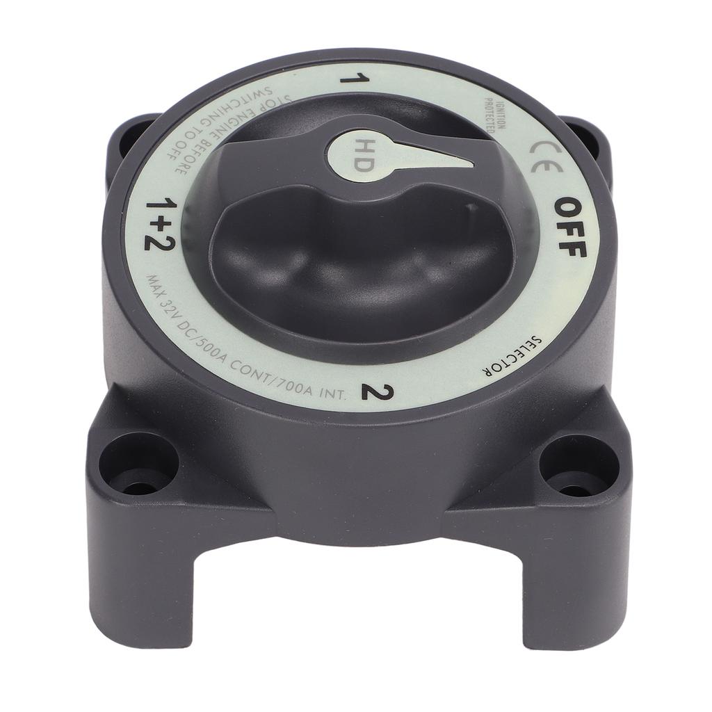 500A Marine Battery Cut Off Switch Heavy Duty 4 Position Battery Disconnect Switch for RV Boat