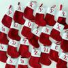 Christmas Stockings Decorative Letter Knitted Sock Hanging Decoration Easy to Hang Festive Christmas Tree Decor