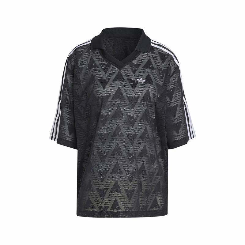 Adidas Originals Women's LACE JSY Short Sleeve Top
