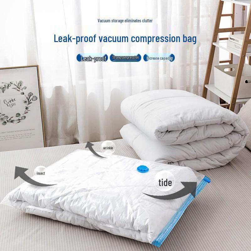 Electric Vacuum Pump for Thickened Storage Bags - Quilt, Down Jacket, and Clothing Compression Organizer