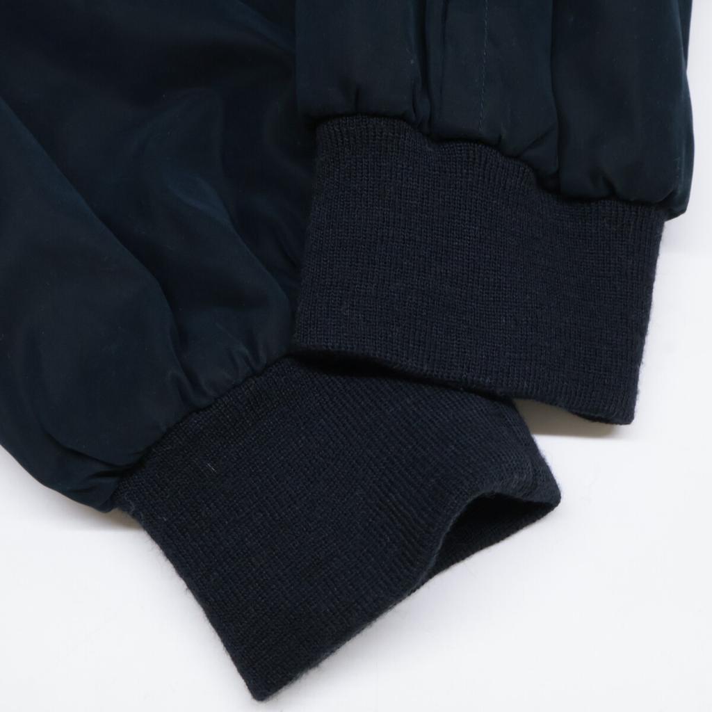 Hermes [Domestic Regular] Bomber MA-1 Jacket 48 NavyUsed