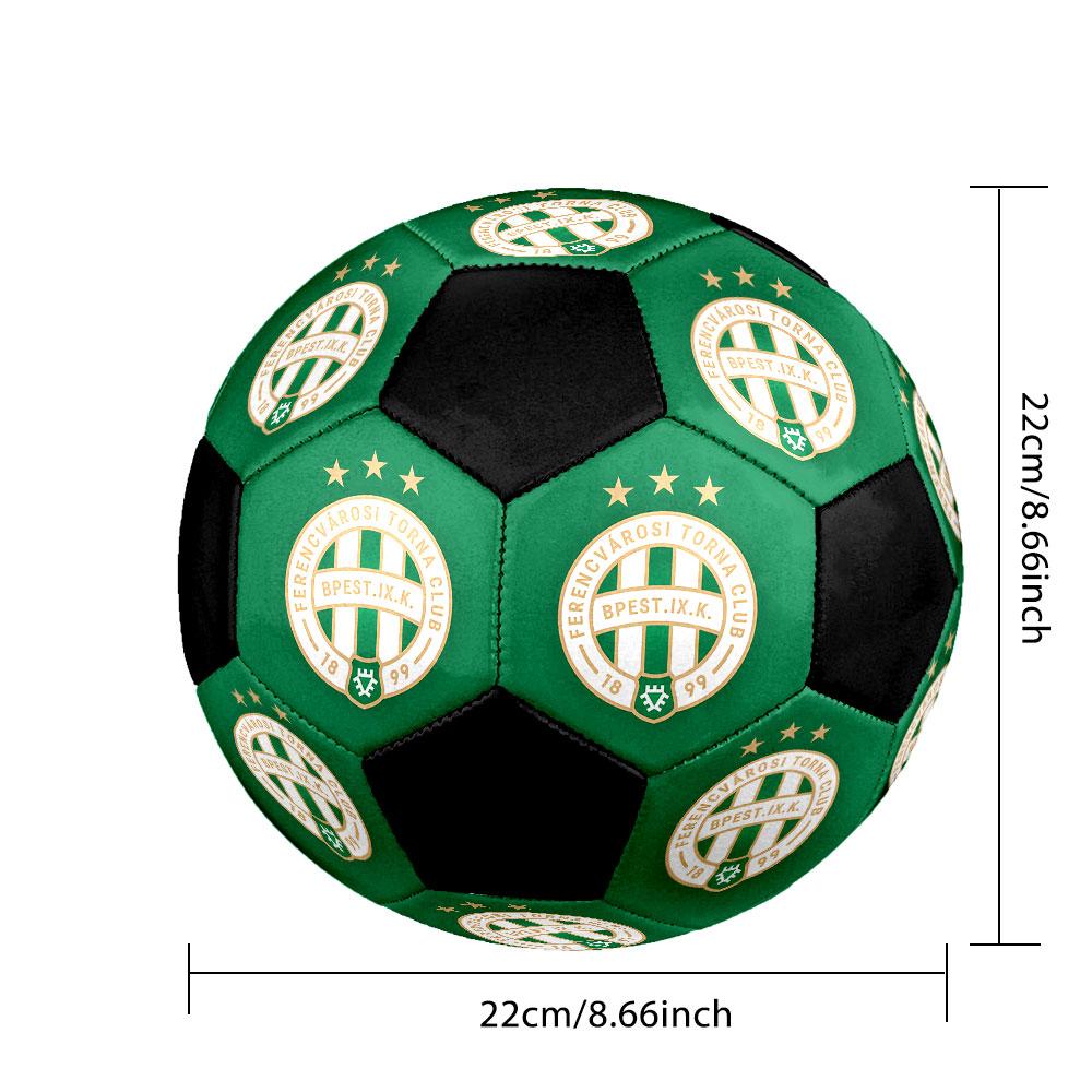 1pc Ferencvarosi TC Soccer Ball Size 5 Indoor Soccer Ball Fashion Colorful Backyard Game - Great For Sports Fans Gift HE48