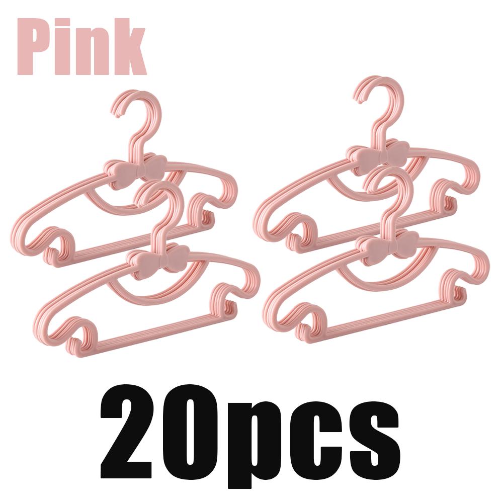 5/10/20/30/50pcs Of Children's Hangers Plastic Portable Towel Scarfs Hangers Kids Clothing Closet Storage Hanger Racks Accessory