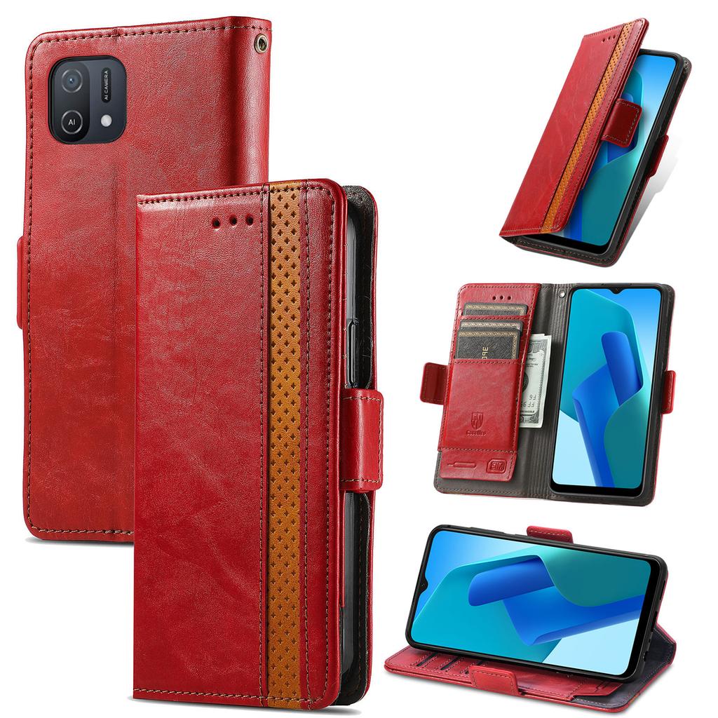 Multifunctional Magnetic Flip Cover Leather Case for Oppo series.Realme 6/10/11/C15/C35/Oppo A53/A38/A57/A58/Reno10...Where Fashion Meets Function